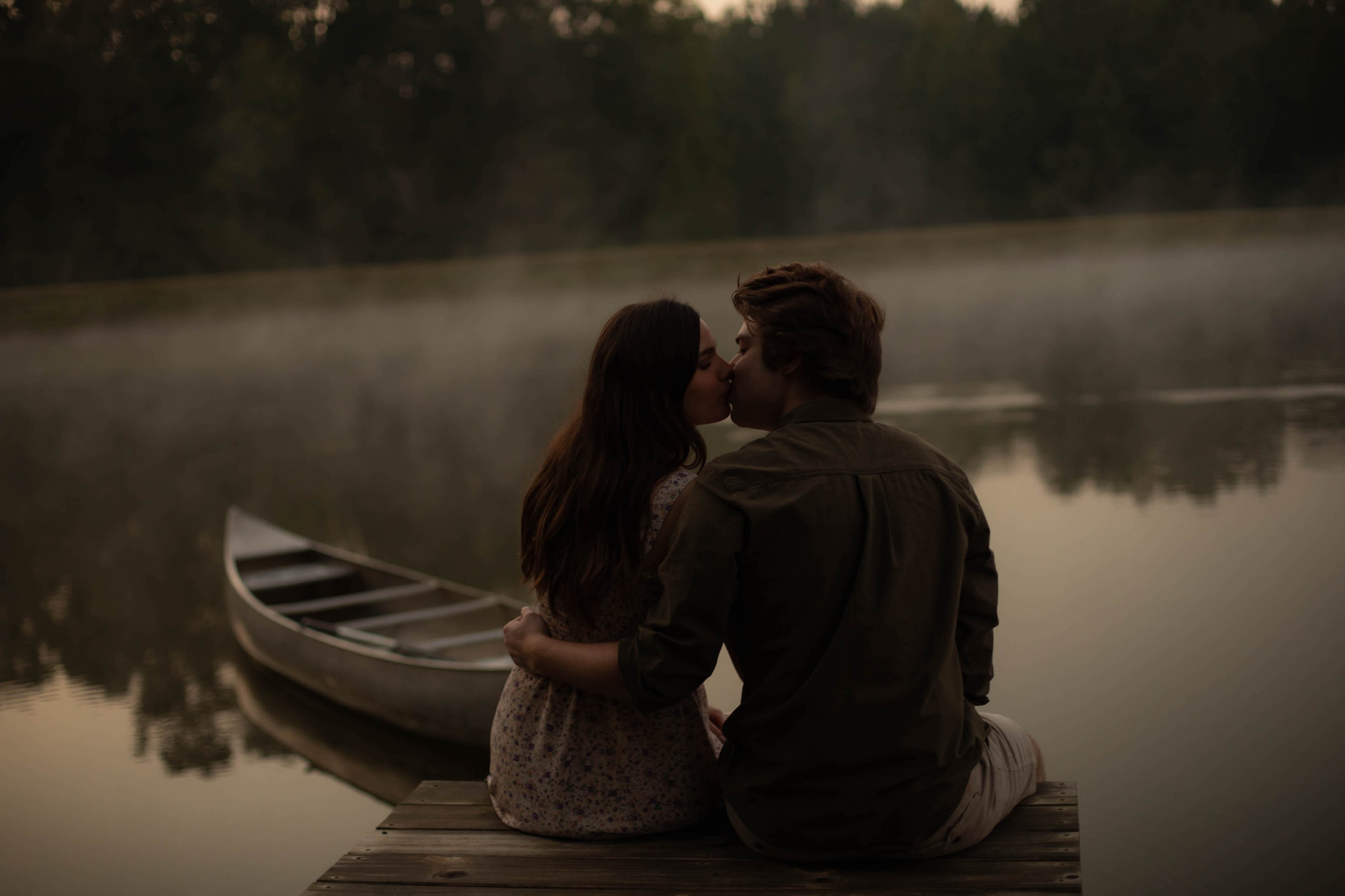 Scenic wedding venue in North Mississippi with lake views and open fields at Brookwood Venue near Oxford, MS