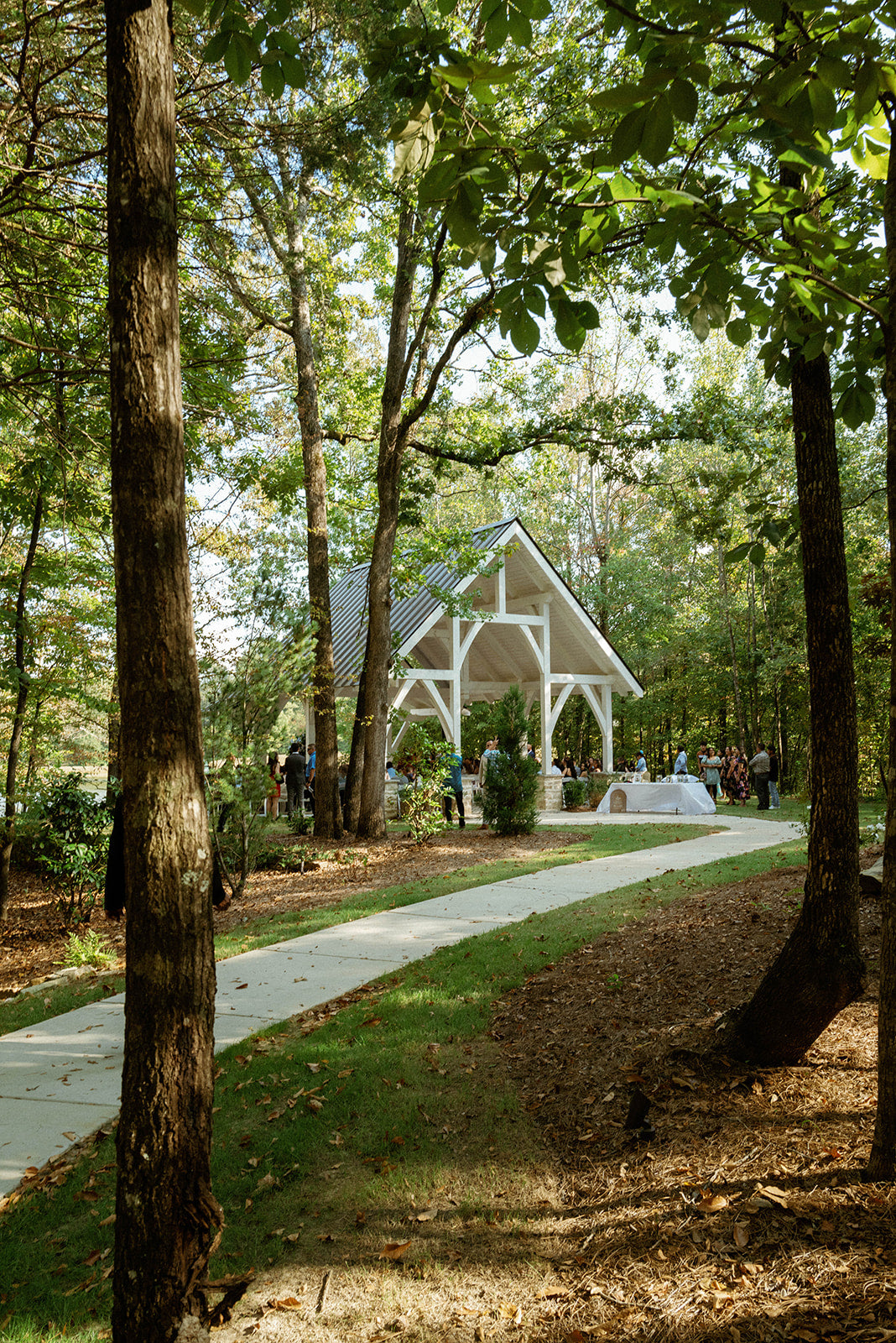 Guests celebrating at Brookwood Venue wedding reception