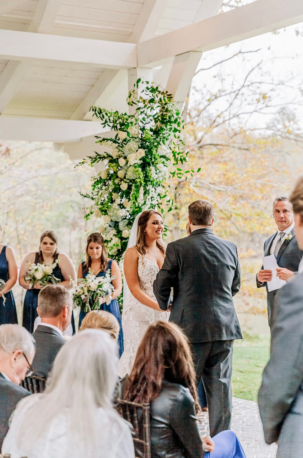 scenic outdoor wedding space surrounded by nature at Brookwood Venue in North Mississippi